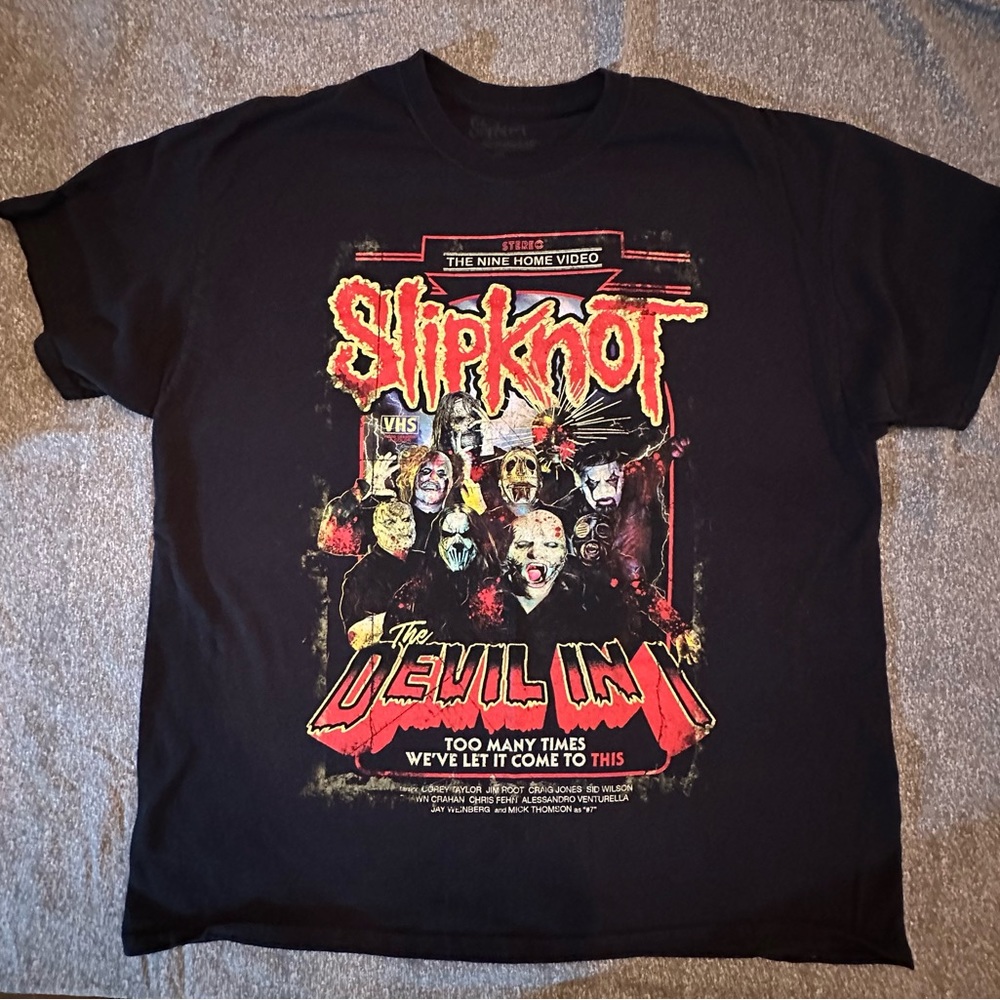 Slipknot Band T-Shirt Size XL. In New Condition